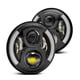 thumbnail image 2 of Faro delantero de la motocicleta 12 V / 24 V motocicleta LED faro redondo Retro señal de giro lámpar Meterk Faro delantero de la motocicleta, 2 of 7