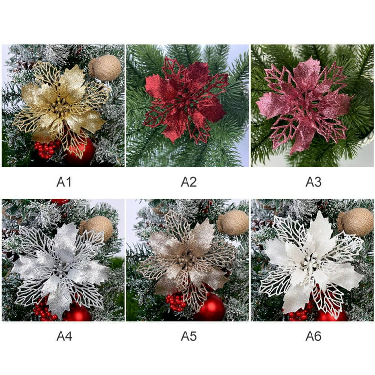 The Holiday Aisle 5 Stems Artificial Poinsettia Floral Arrangement
