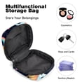 thumbnail image 4 of Unicorn Sanitary Napkin Storage Bag Pouch, Period Bag Makeup Travel Bag Oxford Cloth Small Travel Toiletry Bag for Women, 4.7x6.6x6.6 in, 4 of 6