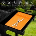 thumbnail image 2 of Grill Side Shelf Mat Silicone Griddle Tool Mat with 8 Slot Anti-Slip Grill Holder Pad Heat-Resistant BBQ Utensil Mat Kitchen Countertop Spatula Mat 15.94×11.42inch for Grilling, 2 of 7
