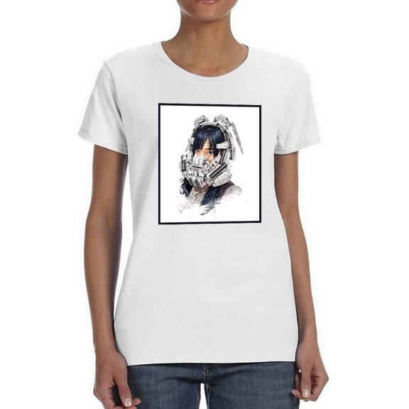 Neotech Functional Face Mask Shaped T-Shirt Women -Image by Shutterstock, Female Small