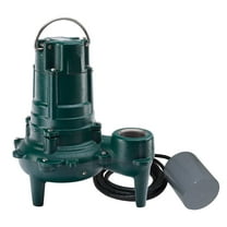 Zoeller EFZ1074 1/2 HP Sewage Pump with Variable Level Float Switch