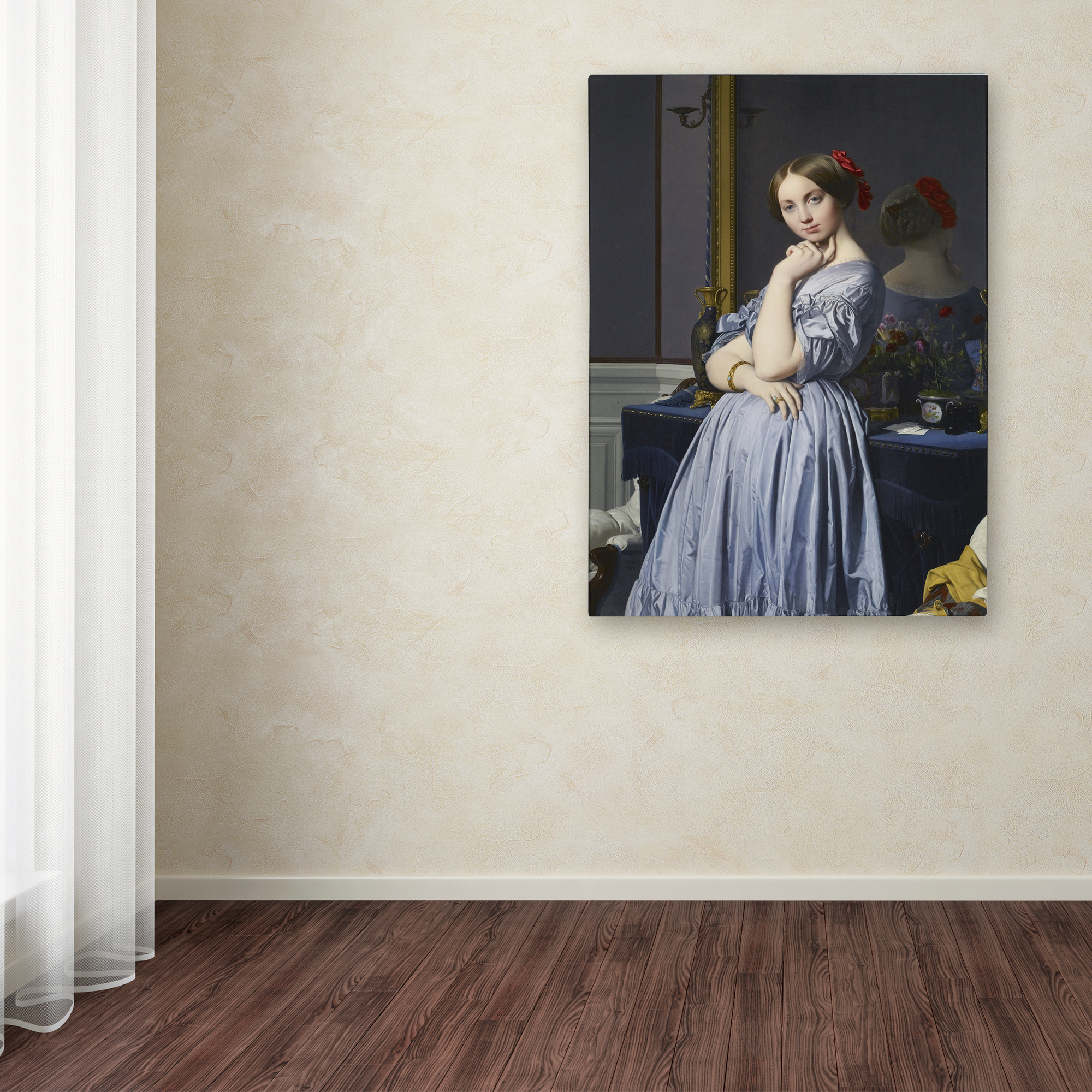 Ingres 'Comtesse De Haussonville' Canvas Art