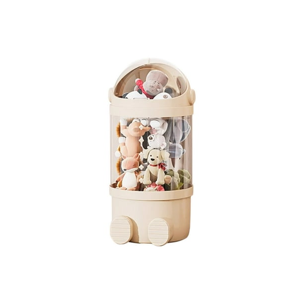 Yhmxh Organizadores y almacenamiento Caja organizadora transparente multicapa para niños, transparente, para guardar muñecos de trapo y juguetes. Almacenamiento de ducha Almacenamiento de juguetes