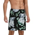 thumbnail image 2 of Bixox Men's Cartoon Koala Bear printed lightweight casual shorts, soft sleep shorts with pockets., 2 of 7