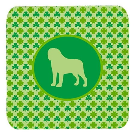 

Saint Bernard Lucky Shamrock Foam Coasters Set Of 4