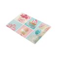thumbnail image 2 of MKHERT Funny Pastel Colored Cupcakes Marshmallow Doormat Rug Home Decor Floor Mat Bath Mat 30x18 inch, 2 of 3