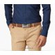 thumbnail image 2 of Belt for Men, Ratchet Belt with 1.5" Genuine Leather, Denim Belt with Easier Slide Buckle, Adjustable Trim to Fit, 2 of 3