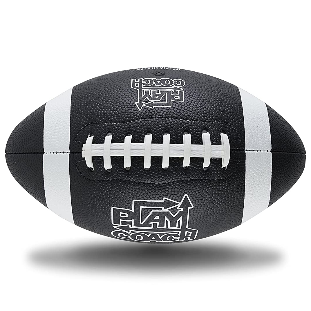 PlayCoach Peewee High-Quality Unique Grip Youth Football for Kids 6 to 9,  Blue 