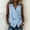 Blue, variant on Women Cotton Linen Tank Tops Summer Trendy V Neck Wrap Vest Casual Sleeveless Tie Front Shirt Cute Beach Vacation Blouse
