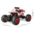 thumbnail image 2 of (Rojo) Coche de control remoto 1:16 para niños y niñas, 2 baterías recargables para 80 minutos de juego, 2,4 GHz, cumpleaños perfecto, 2 of 5