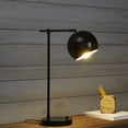 thumbnail image 4 of Better Homes & Gardens 21” Black Satin Orb Tilting Desk Lamp, 4 of 4