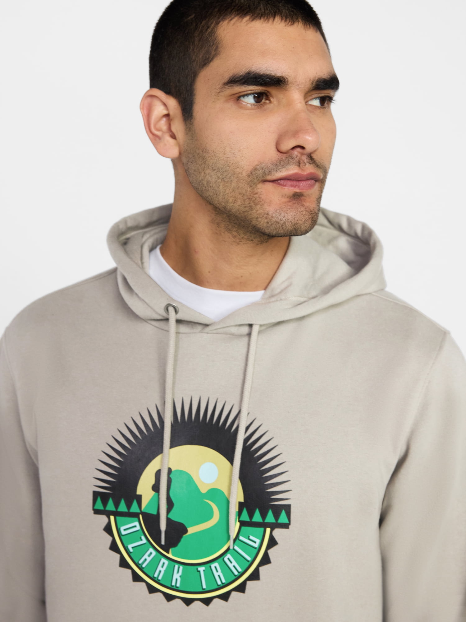 Ozark Trail Men's and Big Men's Graphic Hoodie, Sizes S-3XL