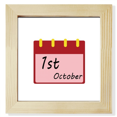 thumbnail image 1 of National Day Republic China Celebrate Square Picture Frame Wall Tabletop Display, 1 of 3
