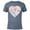 Navy Heather, variant on Disney Frozen 2 Elsa and Bruni Make Today Magic Heart - Short Sleeve Blended T-Shirt for Adults - Customized-Ocean Blue