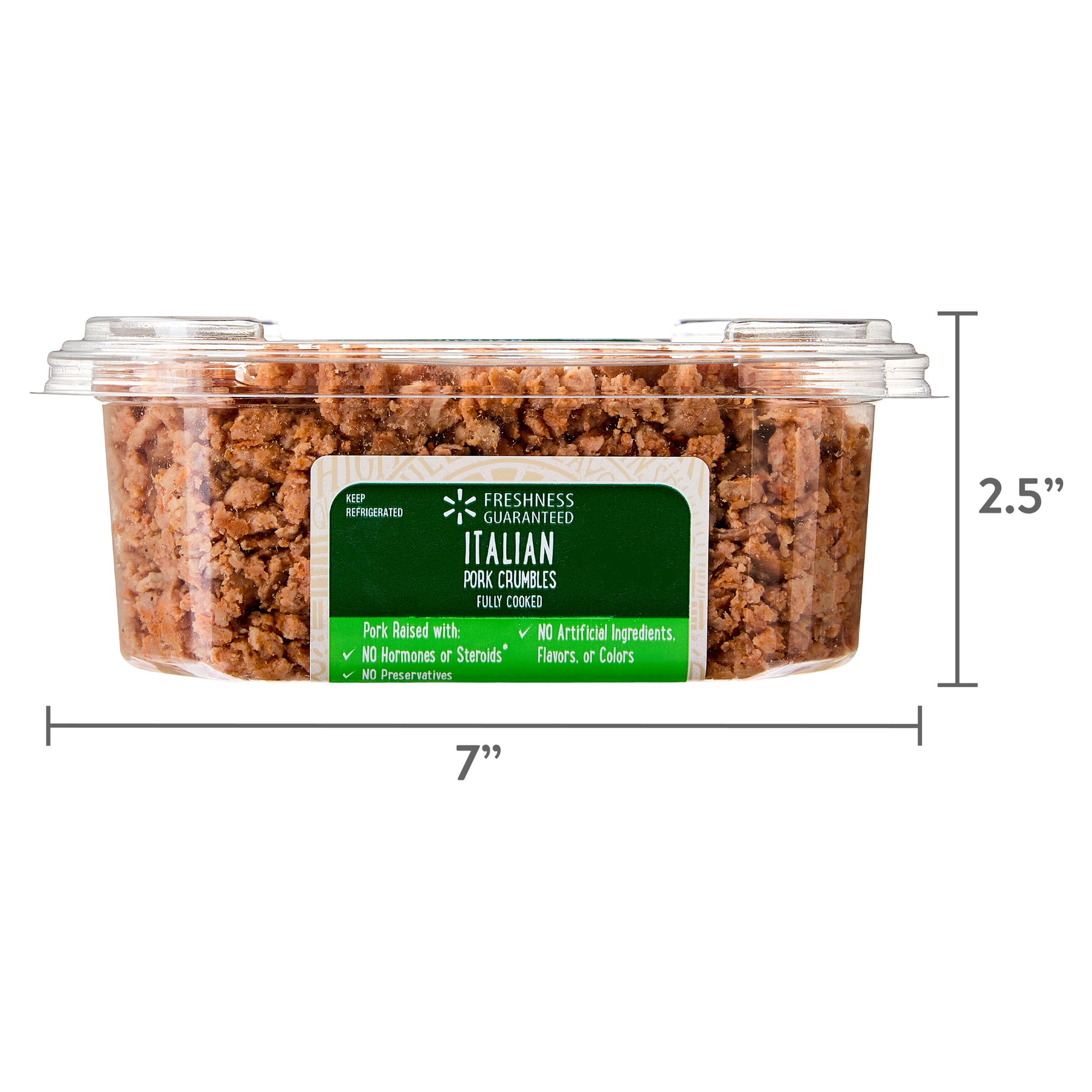 Freshness Guaranteed Italian Pork Crumbles