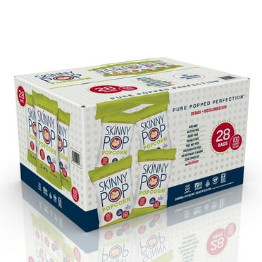Skinny Pop Popcorn Snack Bags, No Artificial Flavor 28 Pk.