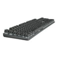 thumbnail image 2 of Logitech K845 Mechanical Illuminated Keyboard,Mechanical Switches, Strong Adjustable Tilt Legs, Full Size, Aluminum Top Case, 104 Keys, USB Corded, Windows (TTC Blue Switches), 2 of 17