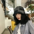 thumbnail image 2 of SikaFu Japanese Vintage Ancient Stitching Beggar Wind Denim Bucket Fisherman Hat, 2 of 6