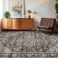 thumbnail image 2 of FairOnly Red 10'x13'Vintage Distressed Floral Area Rugs Machine Washable Soft Rugs for Bedroom Oriental Non Slip Area Rugs for Bathroom Kitchen Living Room, 2 of 7