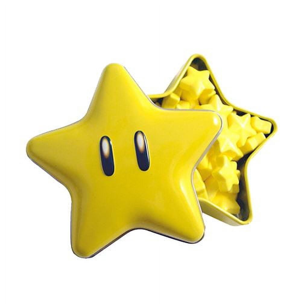Boston America Super Star Candies - Mario Yellow Sour Tin, 18 Pieces