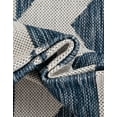 thumbnail image 5 of Jill Zarin Outdoor Collection Area Rug - Napa (7' 10" x 10' Oval Blue/Ivory), 5 of 7
