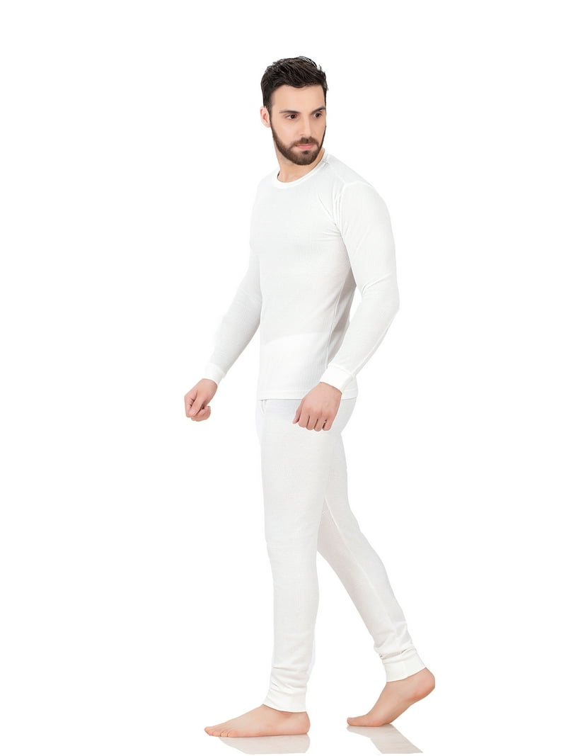 PS Cotton Waffle Knit Thermal Underwear Set 2pc for Men Heavy Warm