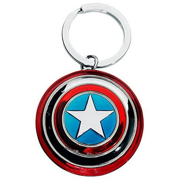 Marvel Captain America Shield Pewter Key Ring