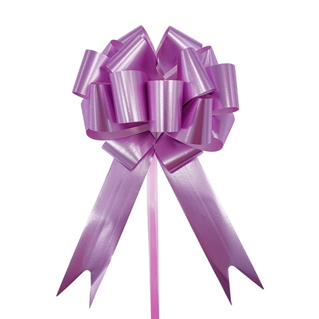 tredstone 30 Pieces 3x120cm Wedding Pull Bow Ribbons Flower Gifts Wrapping Party Matte pink