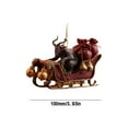 thumbnail image 4 of Krampus Christmas Ornament, Myth Meets Holiday Magic, Funny Krampus Christmas Tree Decoration, Dark Collection Holiday Red Gold Sleigh Dark Decor, Gothic Gifts Lovers, 4 of 8