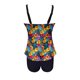 thumbnail image 5 of WILLBEST Traje de Baño Mujer Natación Conjunto de Bikini Con Estampado Floral Para Mujer Traje de Baño de Dos Piezas de Cintura Alta Tankini Con Tirantes Traje de Baño de Playa Para Verano Primavera, 5 of 5
