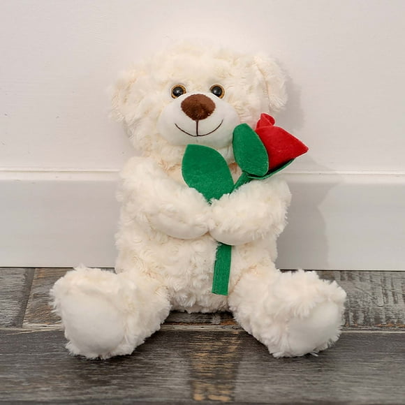 ZZkhGO Fluffy Bear Cub Stuffed Animal, Super Soft Cuddly Teddy Bear Plush, Huggable Bear Plush Toy for Nursery Decor Gifts
