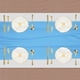 thumbnail image 3 of Camino de mesa de gasa azul cielo 27.5" x 118" Camino de mesa ligero y elegante Camino de mesa romántico y transparente, 3 of 7