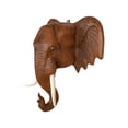 thumbnail image 1 of AMLESO Elephant Head Wall Decoration Wall Hanging Multifunction Sculpture Elephant Head 26cmx26cm, 1 of 8