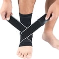 thumbnail image 3 of Ankle Brace Compression Sleeve Relieves Achilles Tendonitis Joint Pain Plantar Fasciitis Sock with Foot Arch Support for Sports, 3 of 5