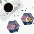 thumbnail image 5 of Balery 6 Pcs Boat Lighthouse Storm Wavesleather Coasters Set, Drink Table Cup Coasters For Living Room Kitchen Coffee Decor, 5 of 9