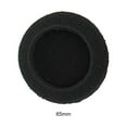 thumbnail image 4 of stanreset 1 Paire Coussinet d'Oreille pour Écouteurs Rond Monté sur la Tête Coussinets d'Oreille de Jeu Protection Auditive Casque Coussins en Éponge Respirante 65mm, 4 of 7