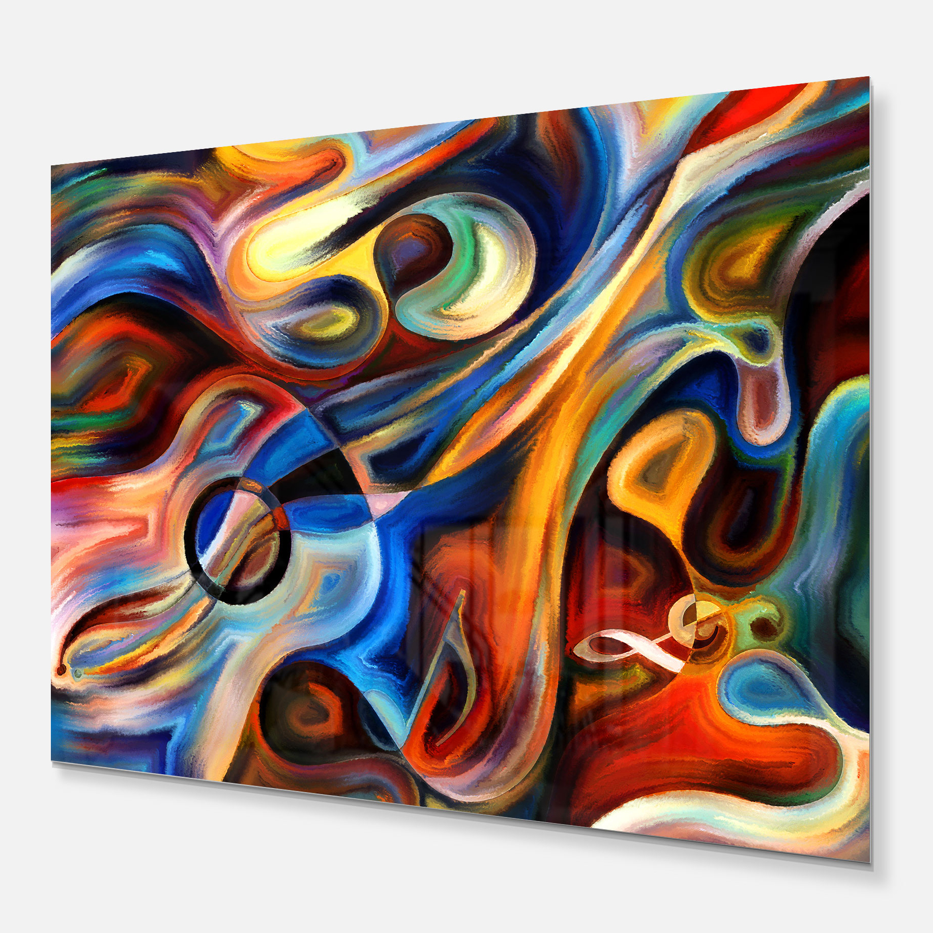 Designart 'Abstract Music and Rhythm ' Abstract Metal Wall