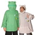 thumbnail image 4 of Baohd Polyester Warm And Trendy With Animal Shape Sweatshirt Oversized And Thick Animal Style green XL, 4 of 6