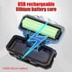 thumbnail image 2 of Escalada Linterna frontal LED XPE Inducción de onda 500lm Linterna impermeable para acampar roja, 2 of 5