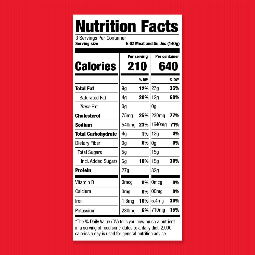 Hormel Slow Simmered Beef Roast Au Jus Beef Poster