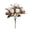 White, variant on 1 Bouquet Artificial Roses Flowers– 12" Burgundy Rose Silk Flowers with Stems Realistic Fake Rose Bouquet for Wedding Arrangements Table Vase Centerpieces Home Event Decor, Fall Orange
