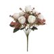 thumbnail image 1 of Ramo de flores artificiales de rosas y peonías de seda | Decoración de mano para bodas y hogar | Arreglo floral artificial para pared, guía de caminos, centro de mesa para fiestas, 1 of 6