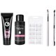 thumbnail image 1 of Kit Completo para Uñas BEMT22: Gel de Construcción Rápida 15g, Solución Deslizante 30ml, 100 Moldes, Lima Doble y Cepillo. Ideal para extensiones de uñas profesionales., 1 of 6