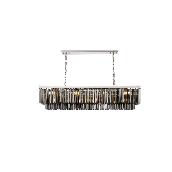 Elegant Lighting Sydney 60" 12 Light Royal Crystal Chandelier