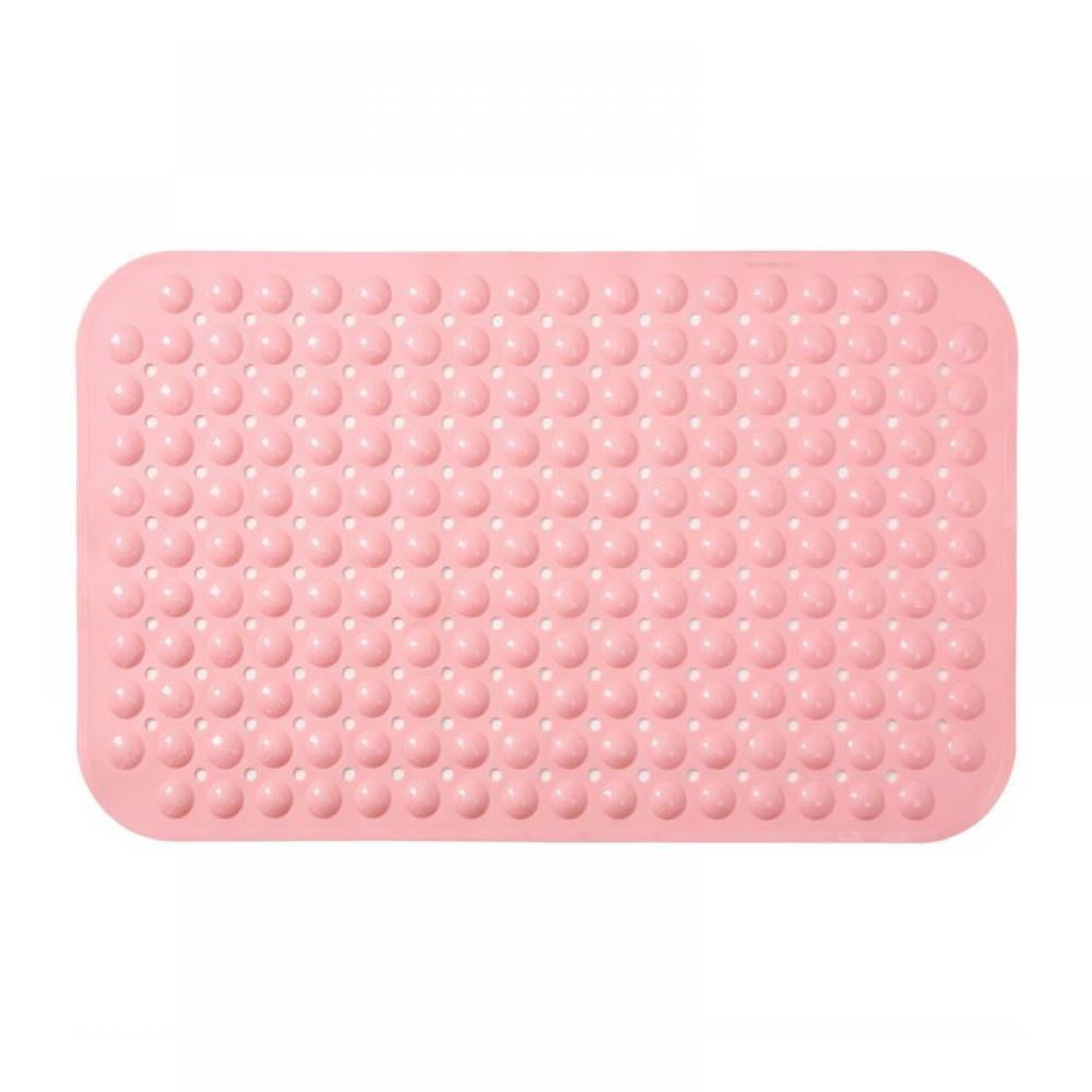 Details about   Bathtub Shower Non Slip Bath Mat With Suction Cups and Drain Holes For Tub NEW