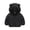 Black, variant on Winter Down Coats for Kids Baby Boys Girls Light Puffer Padded Jacket Bear Hoods Toddler Outerwear 1-6T