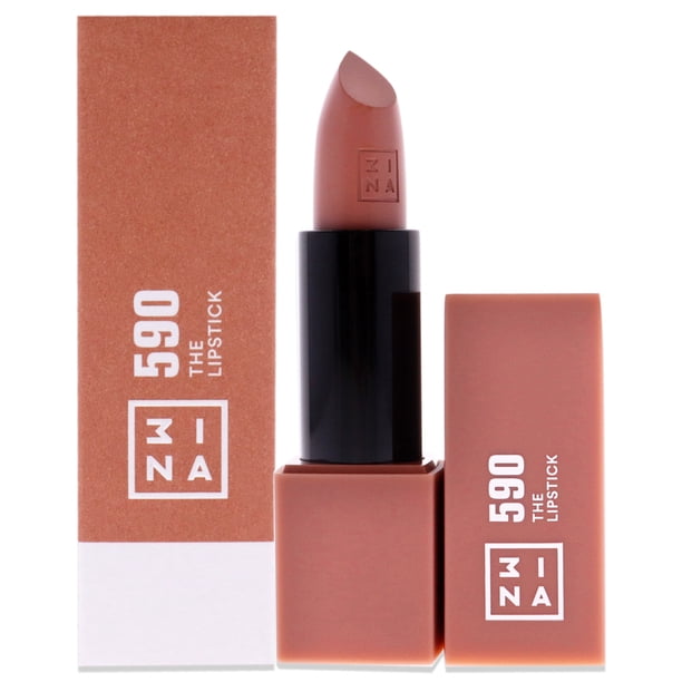 The Lipstick - 590 Warm Nude de 3Ina para mujeres - Lápiz labial de 0,16 oz