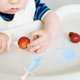 thumbnail image 3 of 1 Pair Baby Utensils Holder Strap Highchair Accessory for Keep Spoon Closing in Hand, 3 of 4