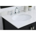 thumbnail image 4 of 32 inch Single Bathroom Vanity in Black with Backsplash, 4 of 8